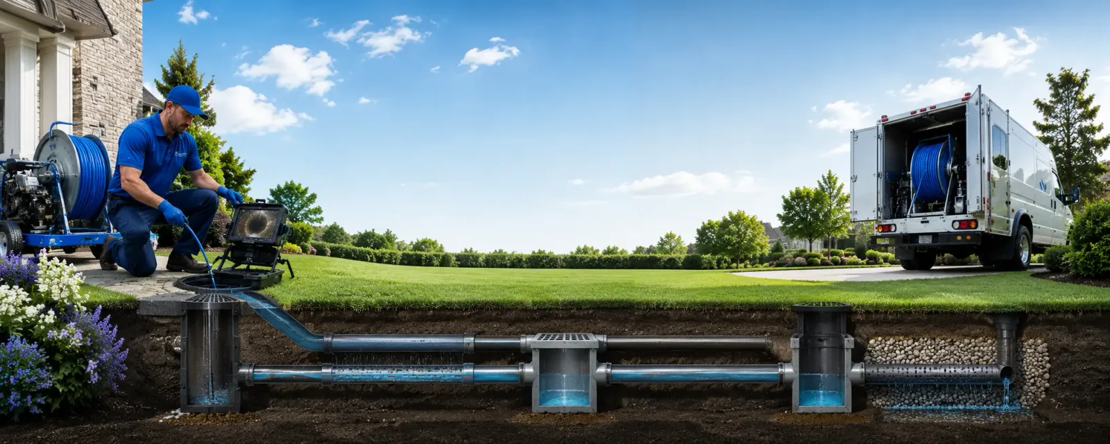 Outdoor drain cleaning information for Morton, IL