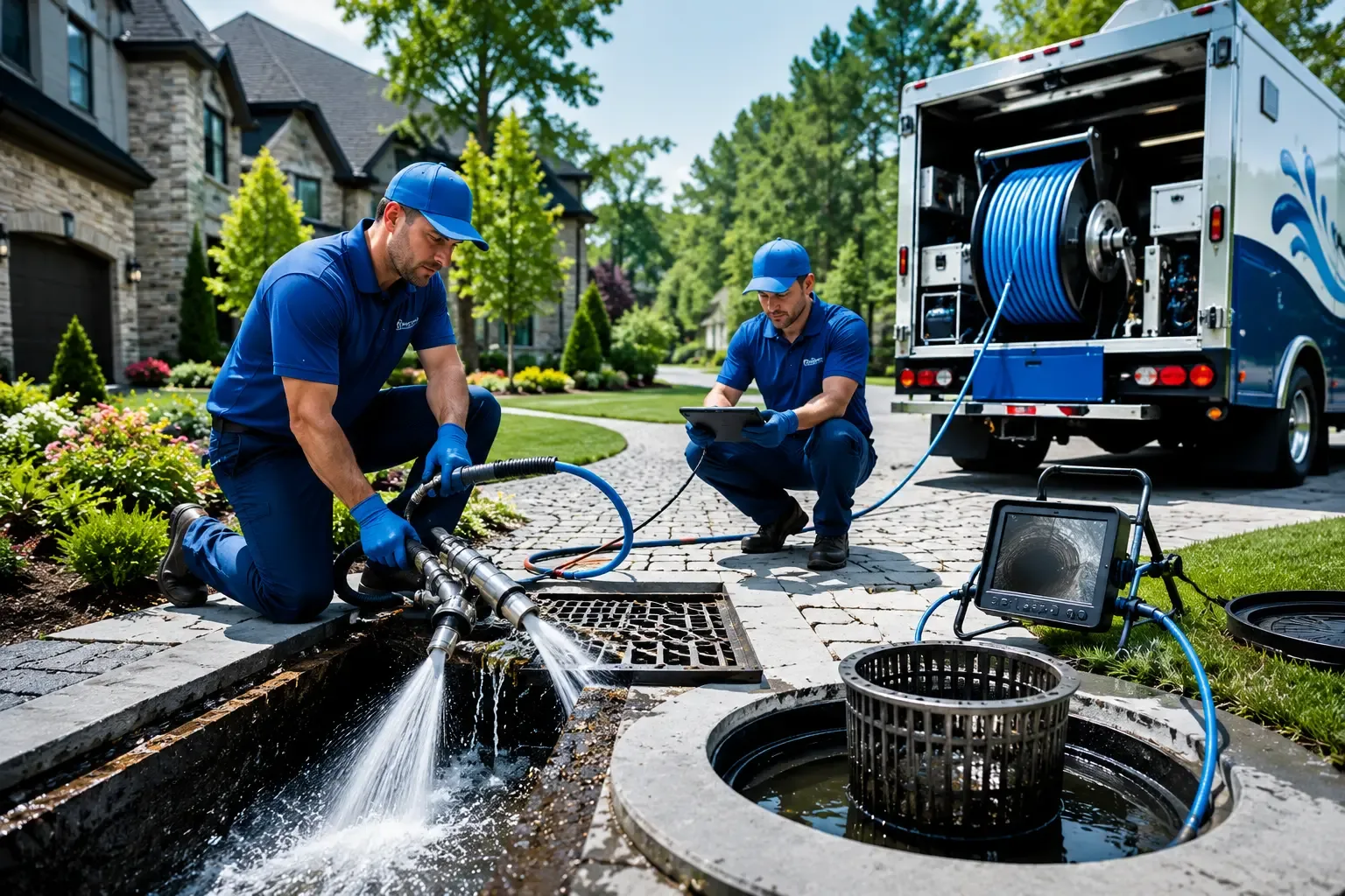 Local outdoor drain cleaning professionals in Morton, IL
